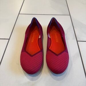 Rothy’s Women's Flats in Size 7 - Pomegranate Pop - Pink